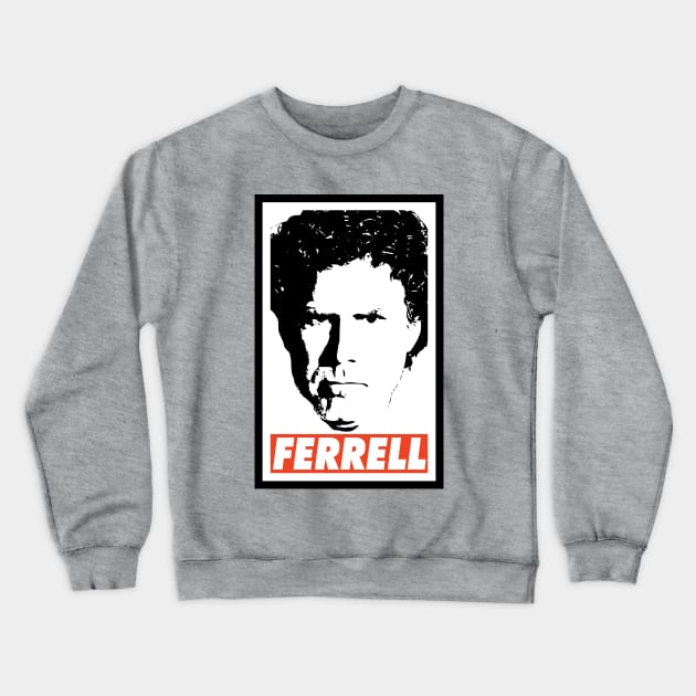 Ferrell Crewneck Sweatshirt by Nerd_art